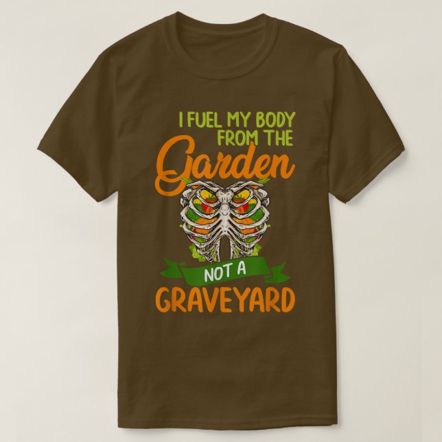 T-shirt Végétarien et Fermier (Design devant)