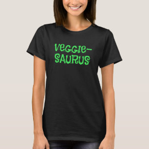 T-shirt végétarien féminin Veggie-Saurus