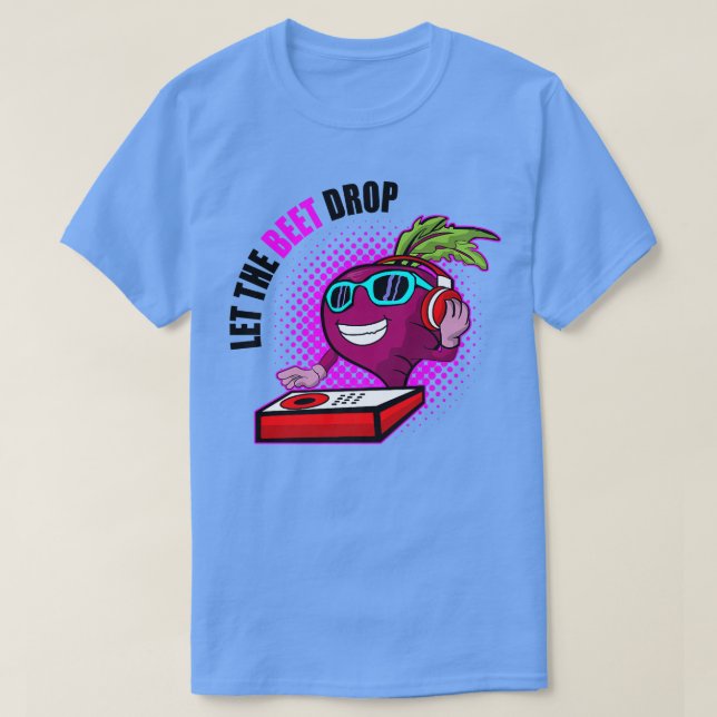 T-shirt Végétarien Jardin Beet laisser la betterave D (Design devant)