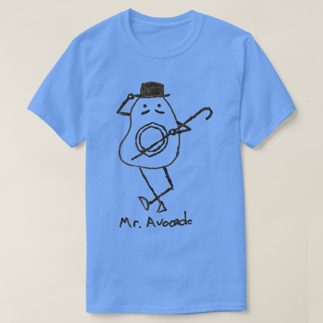 T-shirt Végétarien M. Avocado (Design devant)