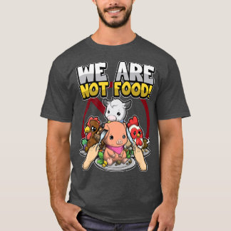 T-shirt Végétarien Nous ne sommes pas de la nourriture Vég