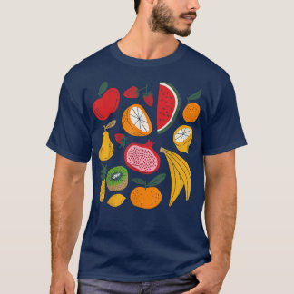T-shirt Végétarien végétarien aux fruits tropicaux en sant