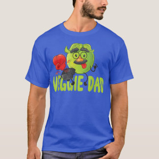 T-shirt végétarien végétarien papa vegan veggie