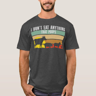 T-shirt Végétarien Végétarien Véganisme Je ne mange rien