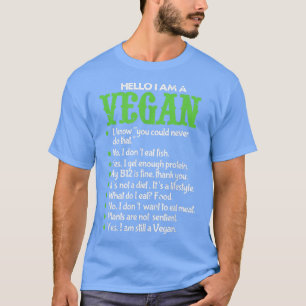 T-shirt Végétarien végétarien végétarien à base de régime