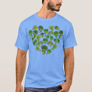 T-shirt Végétarienne à base de Plante pour femmes Broccoli