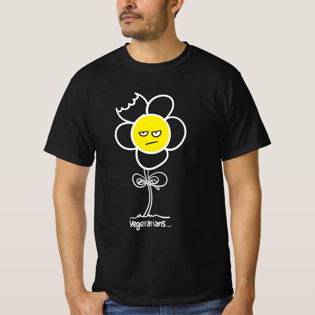 T-shirt Végétariens... (Devant)