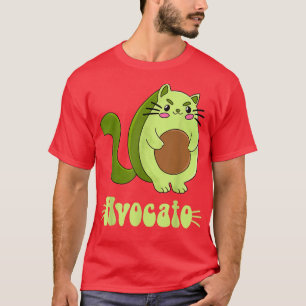T-shirt Veggie chat propriétaire Avocato Kitten Avocado