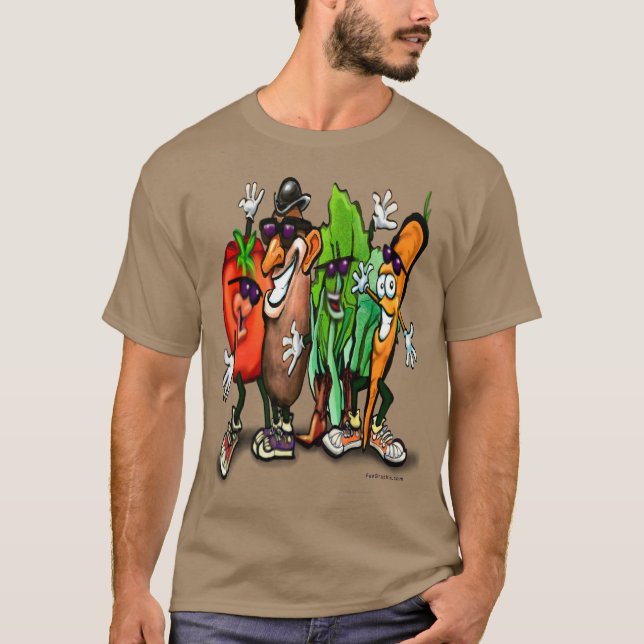 T-shirt Veggie Gang (Devant)