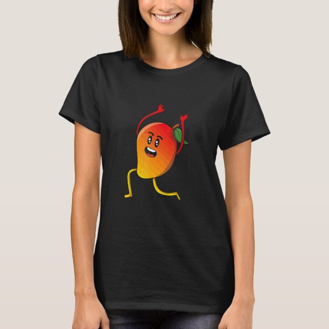 T-shirt Veggie Power Mango Mango Lassi Kraft Protéine Végé (Devant)