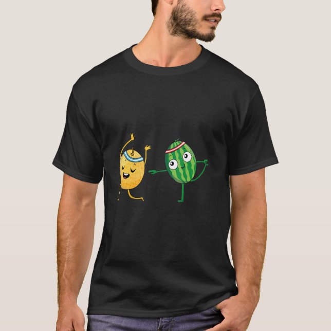 T-shirt Veggie Power Watermelon Force Vegan Protein Vegan (Devant)