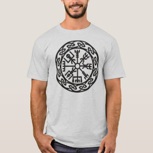 T-shirt Vegvisir, Compass islandais, Runes, Protection