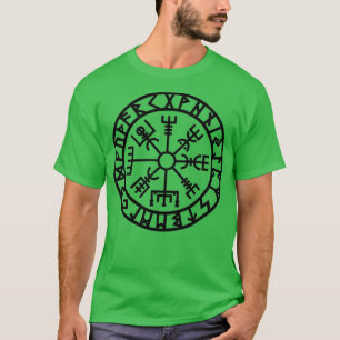 T-shirt Vegvisir Futhark Runes Navigateur Vikings Essentia