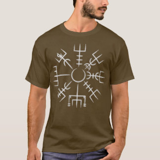 T-shirt Vegvisir Viking Compass Art Islandais Staves