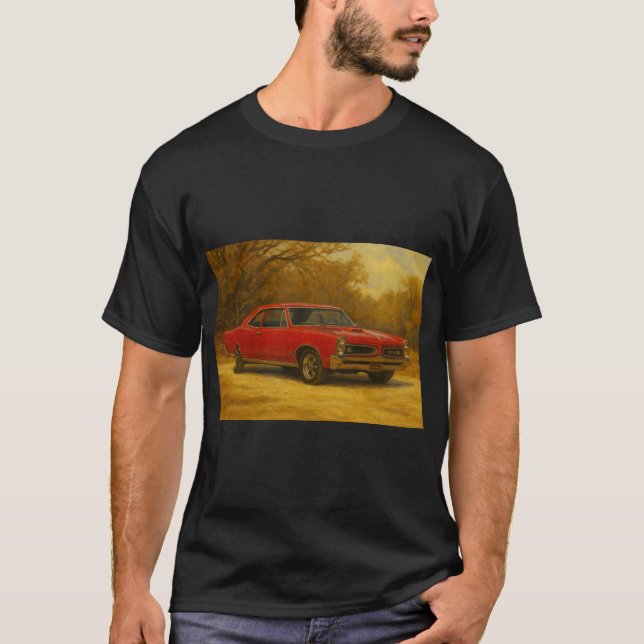 T-shirt Véhicule à muscles GTO "66" (Devant)
