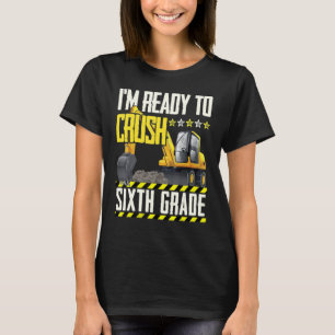 T-shirt Véhicule De Construction De Tracteur Prêt À Écrase