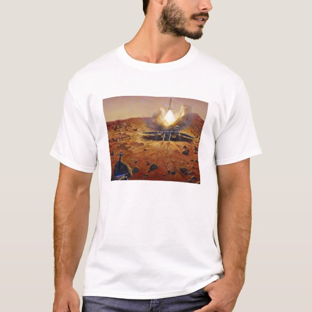 T-shirt Véhicule Mars ascendant (Devant)