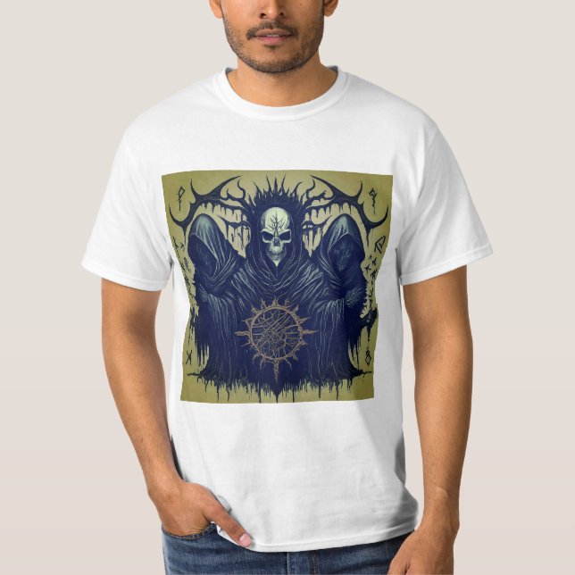 T-shirt Veille métallique de la mort (Devant)