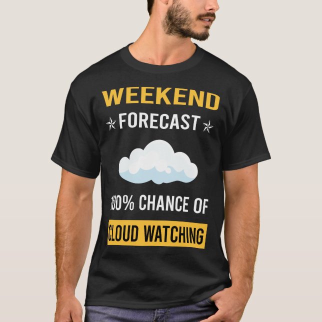 T-shirt Veille nuageuse du week-end (Devant)