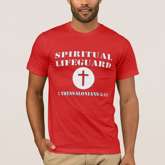 T-shirt Veille spirituelle avec verse (Devant)