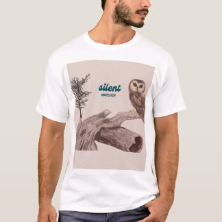 T-shirt Veilleur Silencieux – Illustration de la nature du