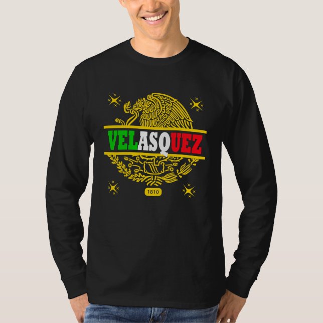 T-SHIRT VELASQUEZ MEXICO GOLD (Devant)