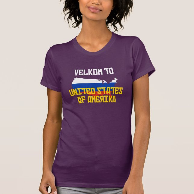 T-shirt Velkom vers Amerika (Devant)