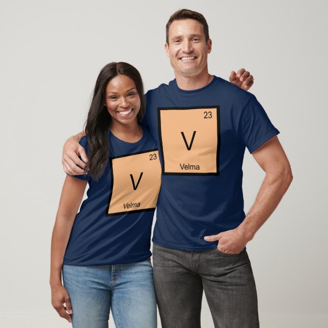 T-shirt Velma Nom Chimie Élément Tableau Périodique (Unisexe)
