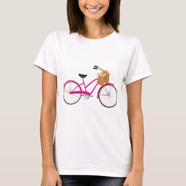 T-shirt Vélo à clic chaud avec oranges (Devant)