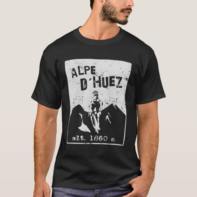 T-shirt Vélo Alpe D'Huez (Devant)