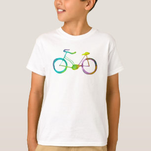 T-shirt Vélo aquarelle