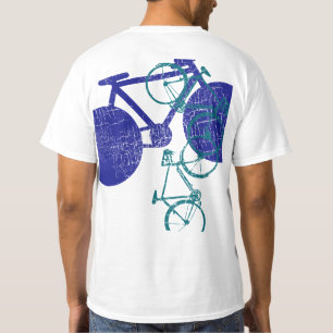 T-shirt vélo bleu