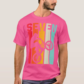 T-shirt Vélo Bmx 7 Ans Vélo 7 Anniversaire