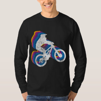 T-shirt Vélo BMX Cadeau Vélo Vintage Roue