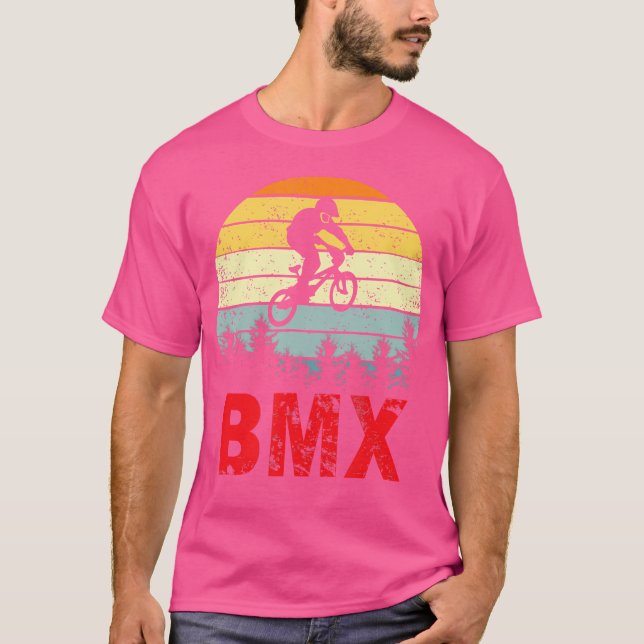 T-shirt Vélo Bmx course vélo (Devant)