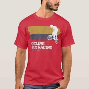 T-shirt Vélo BMX Drapeau Colombie Cyclisme Cyclisme Course