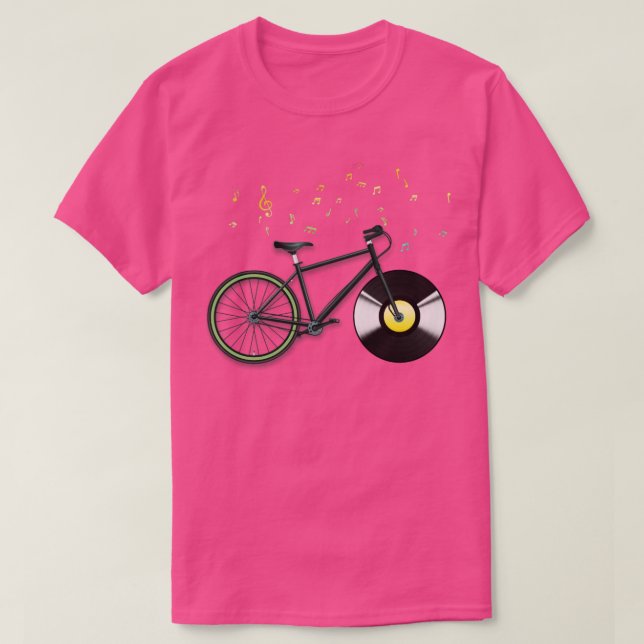 T-shirt Vélo CD Music (Design devant)