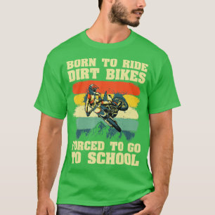 T-shirt Vélo cool Dirt Pour Hommes Femmes Motocross Dirt B