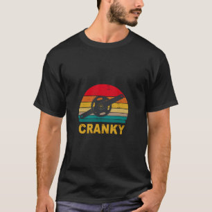 T-shirt Vélo Cranky Retro Vintage Cyclisme Amateurs Cadeau