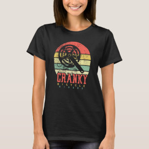 T-shirt Vélo Cranky Retro Vintage Pour Les Amateurs De Vél