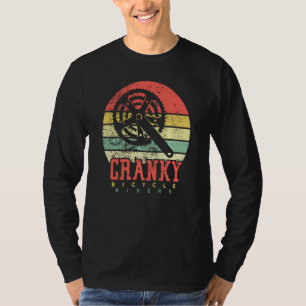 T-shirt Vélo Cranky Retro Vintage Pour Les Amateurs De Vél