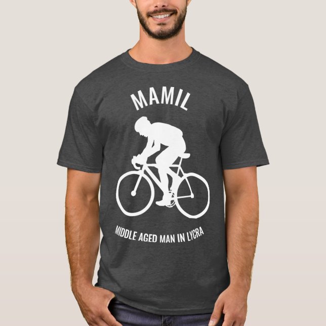 T-shirt Vélo Cyclisme Moyen Age Homme Mamil (Devant)