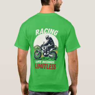 T-shirt Vélo de course La vie devient sans limites
