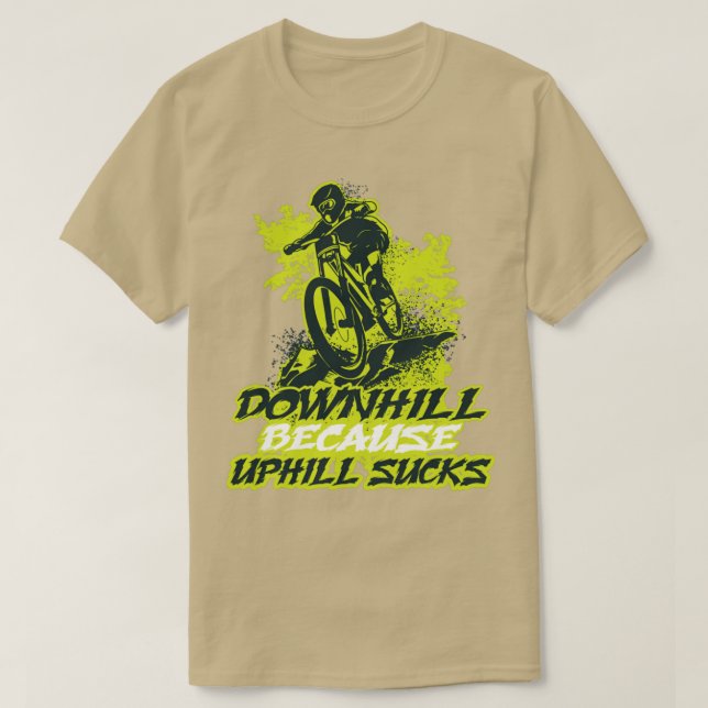 T-shirt Vélo de descente (Design devant)