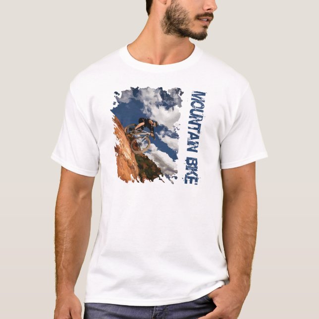 T-shirt Vélo de montagne (Devant)