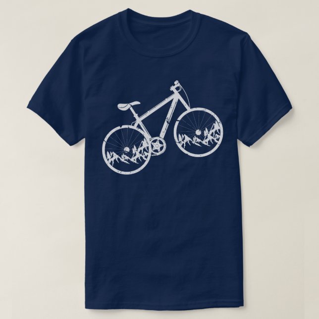T-shirt Vélo de montagne (Design devant)