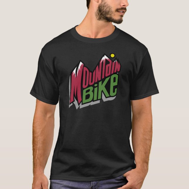 T-shirt Vélo de montagne (Devant)