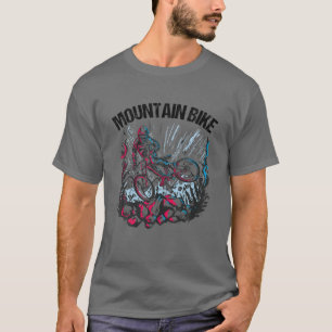 T-shirt Vélo de montagne cool