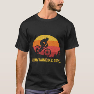 T-shirt Vélo de montagne cool pour filles enfants cycliste