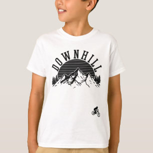T-shirt Vélo de Montagne en Descente - Cadeau de Cycliste 